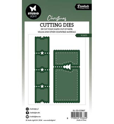 SL Cutting Dies Christmas Ticket Essentials nr.867