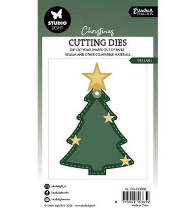 SL Cutting Dies Tree Label Essentials nr.868