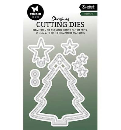 SL Cutting Dies Tree Label Essentials nr.868