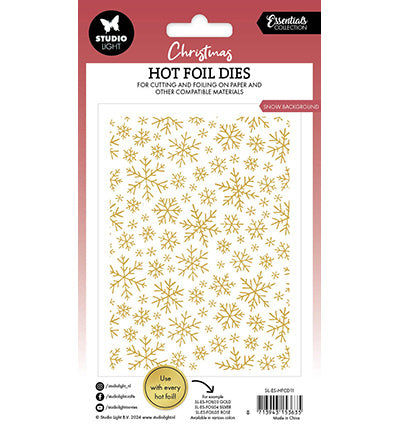 SL Hot Foil Dies Snow background Essentials nr.11