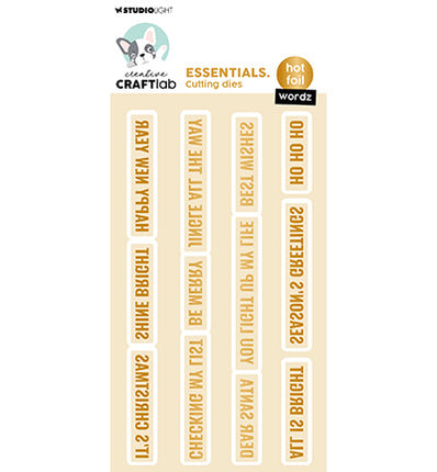 CCL Hot Foil Cutting Die Wordz Essentials nr.12