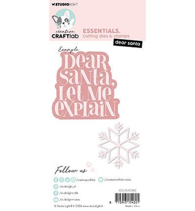 CCL Stamp & Cutting Die Dear Santa Essentials nr.83