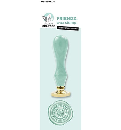 CCL Wax Stamp with handle Most wonderful time Friendz nr.25