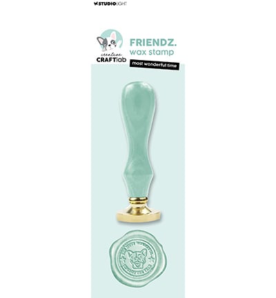 CCL Wax Stamp with handle Most wonderful time Friendz nr.25