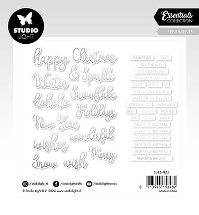 SL Paper Elements Silver Sentiments Essentials nr.15