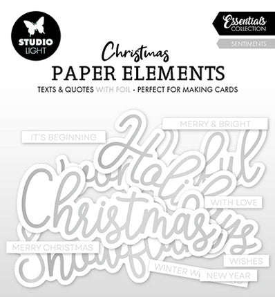 SL Paper Elements Silver Sentiments Essentials nr.15
