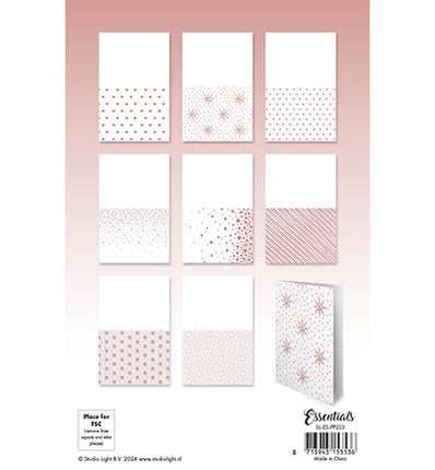 SL Foiled Cards Rosegold patterns Essentials nr.223