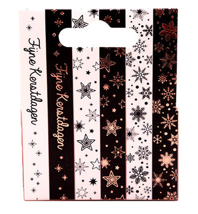 SL Washi tape Black/white - NL - Rose gold Essentials nr.27