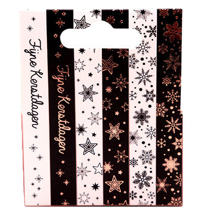 SL Washi tape Black/white - NL - Rose gold Essentials nr.27