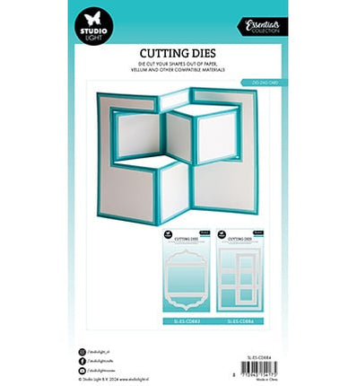 SL Cutting Dies Zig-zag card Essentials nr.884