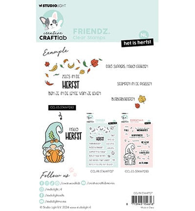 CCL Clear Stamp Het is Herfst Friendz nr.727