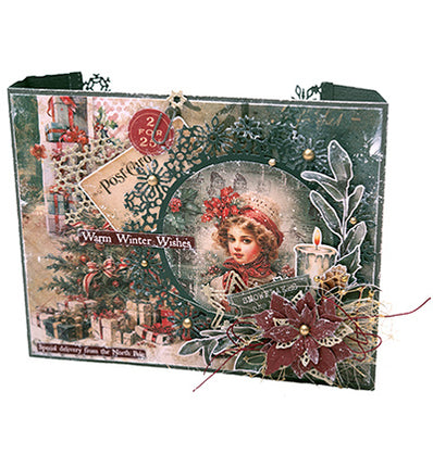 JMA Sticker Sheets Black, red & green - Dutch Festive Nostalgia nr.24