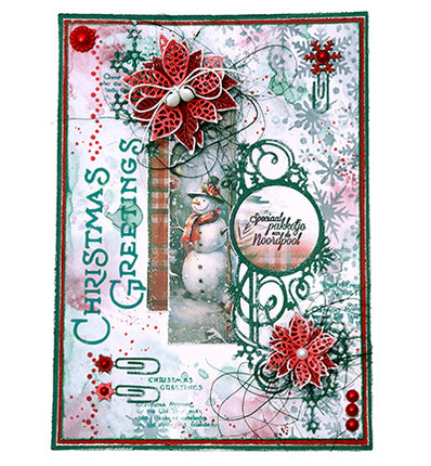 JMA Mask Snowy border Festive Nostalgia nr.303