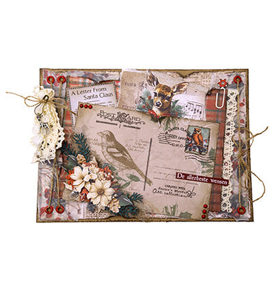 JMA Clear Stamp Christmas mail Festive Nostalgia nr.753