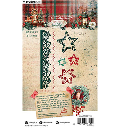 JMA Cutting Die Borders & stars Festive Nostalgia nr.903