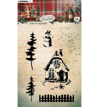 JMA Clear Stamp Winter scenery Festive Nostalgia nr.751