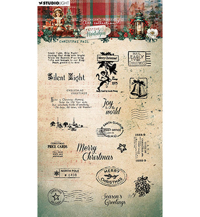 JMA Clear Stamp Christmas mail Festive Nostalgia nr.753