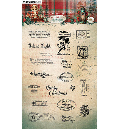 JMA Clear Stamp Christmas mail Festive Nostalgia nr.753