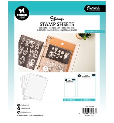 SL Storage Stamp sheet A5+ sheet Essentials nr.08