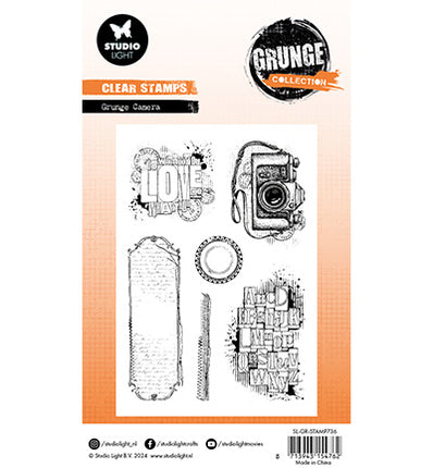 SL Clear Stamp Grunge Camers Grunge Collection nr.736