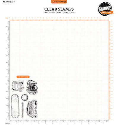 SL Clear Stamp Grunge Camers Grunge Collection nr.736
