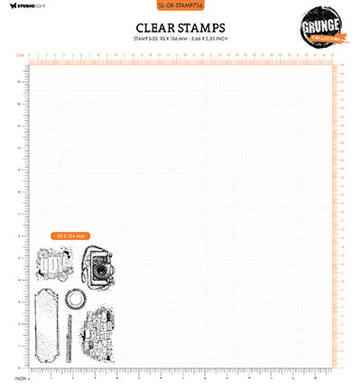 SL Clear Stamp Grunge Camers Grunge Collection nr.736