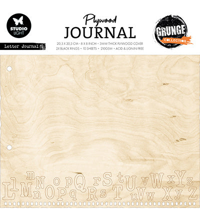 SL Plywood Journal Letter Journal Grunge Collection nr.08