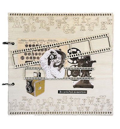 SL Plywood Journal Letter Journal Grunge Collection nr.08