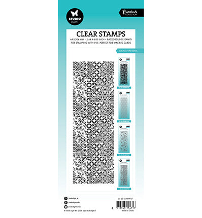 SL Clear Stamp Grungy pattern Essentials nr.731