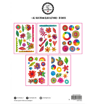 ABM Washi Sticker sheets Colorful elements Signature Collection nr.28