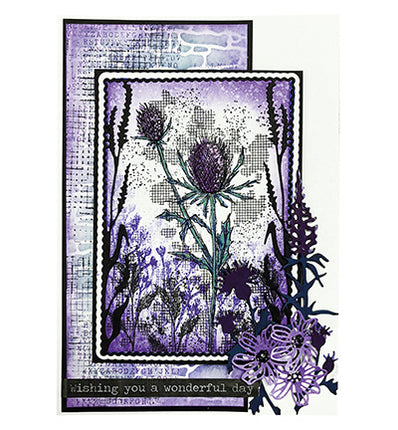 HE Clear Stamp ABC background Nature's Dream 2 nr.721