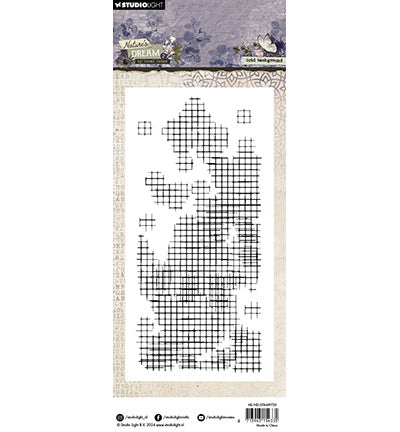 HE Clear Stamp Grid background Nature's Dream 2 nr.720