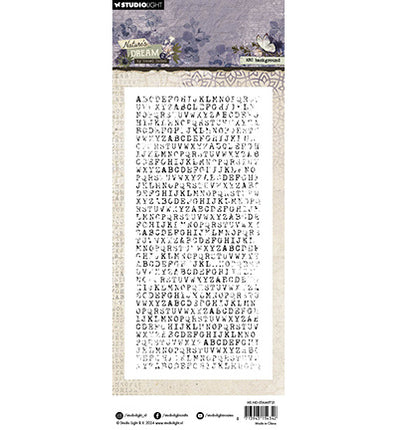 HE Clear Stamp ABC background Nature's Dream 2 nr.721