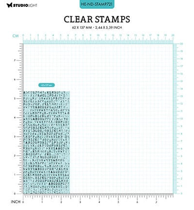 HE Clear Stamp ABC background Nature's Dream 2 nr.721