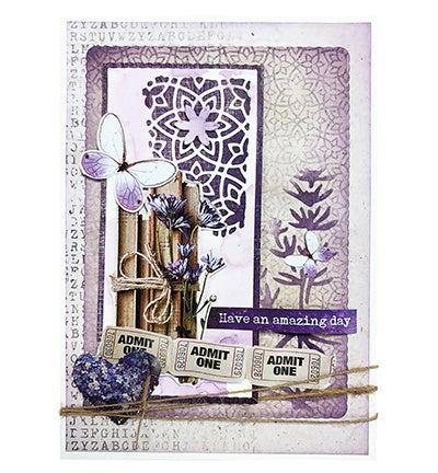 HE Clear Stamp ABC background Nature's Dream 2 nr.721