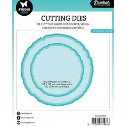 SL Cutting Die Torn edge circles Essentials nr.913