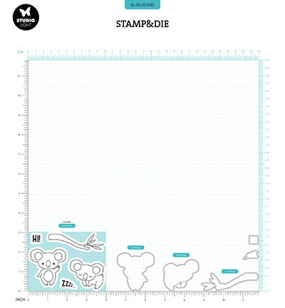 SL Stamp & Cutting Die Koala Sweet Stories nr.85