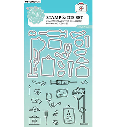 SL Stamp & Cutting Die Hospital Sweet Stories nr.87