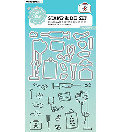 SL Stamp & Cutting Die Hospital Sweet Stories nr.87