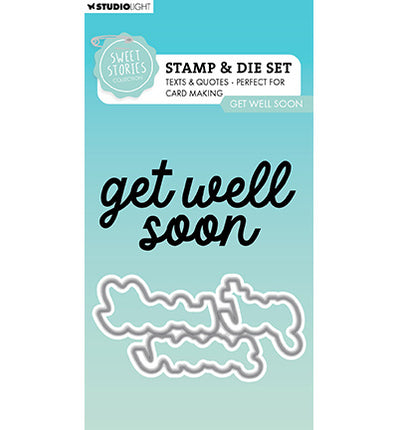 SL Stamp & Cutting Die Get well soon Sweet Stories nr.88