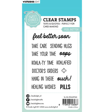 SL Clear Stamp Feel better Sweet Stories nr.765