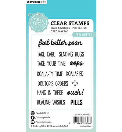 SL Clear Stamp Feel better Sweet Stories nr.765