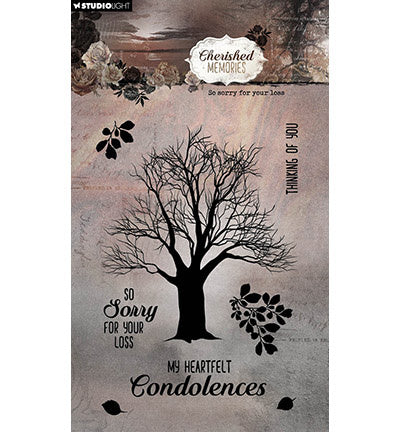 SL Clear Stamp So sorry for your loss Cherished Memories nr.768