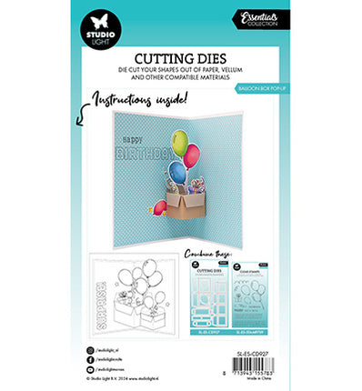 SL Cutting Die Balloon box pop-up Essentials nr.927