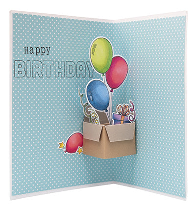 SL Clear stamps Balloon box pop-up Essentials nr.759