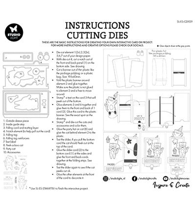 SL Cutting Die Peek a boo slider Essentials nr.929