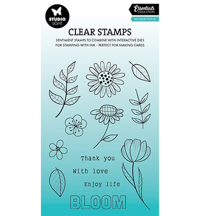 SL Clear stamps Bouquet pop-up Essentials nr.760
