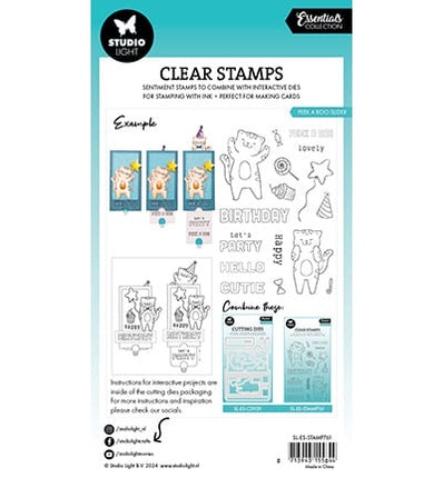 SL Clear stamps Peek a boo slider Essentials nr.761