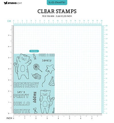 SL Clear stamps Peek a boo slider Essentials nr.761