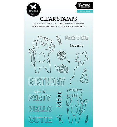 SL Clear stamps Peek a boo slider Essentials nr.761